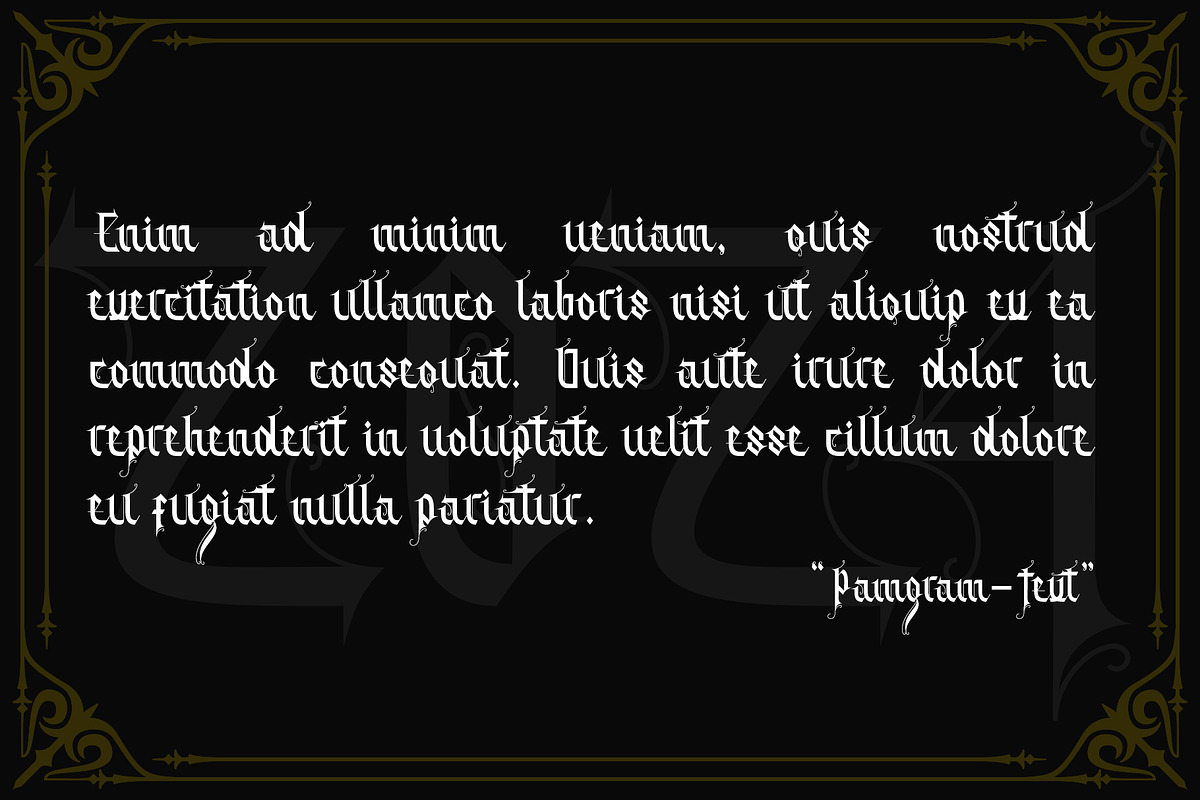 Alitun Incanor, a Blackletter Font by Propertype (Photo 7 of 10)