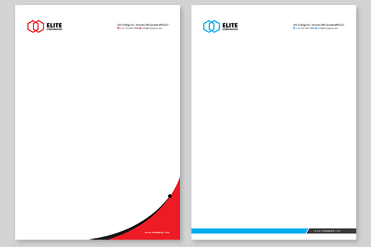 Letterhead MS Word DOCX, a Stationery Template by Design'sTRIBE (Photo 3 of 5)
