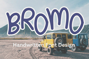 Bromo Handwritten Font