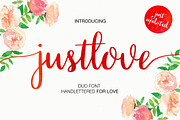 Just Love Script, a Handwriting Font by supfonts