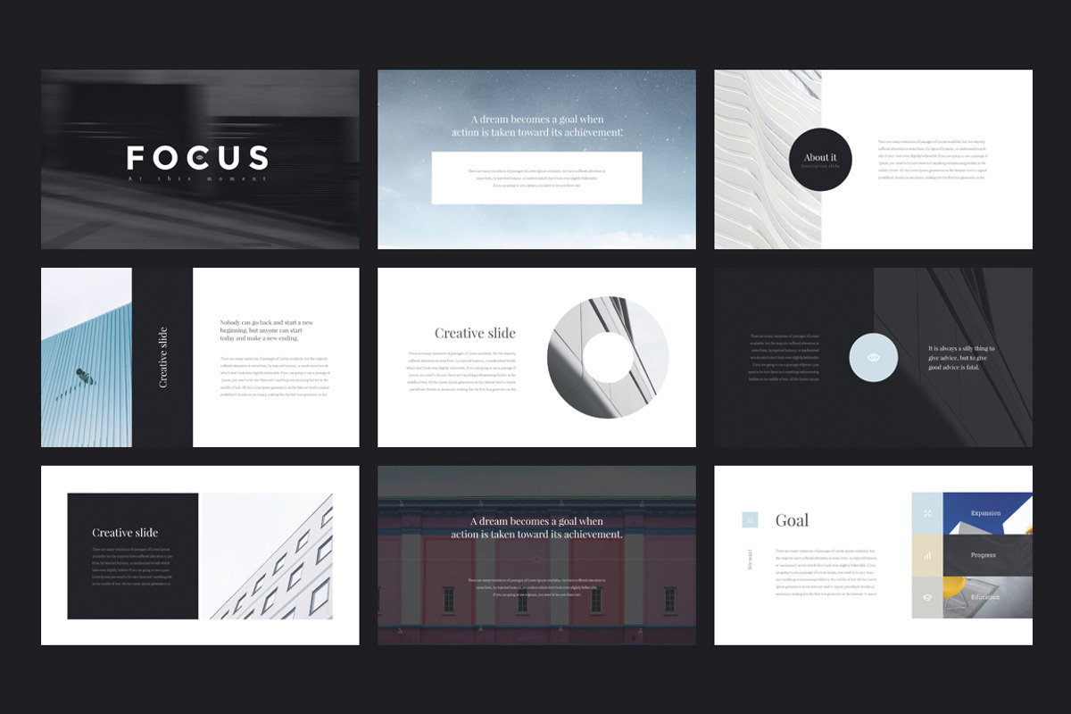 Focus Keynote Template + GIFT, a Presentation Template by Vladislav Muslakov (Photo 4 of 11)