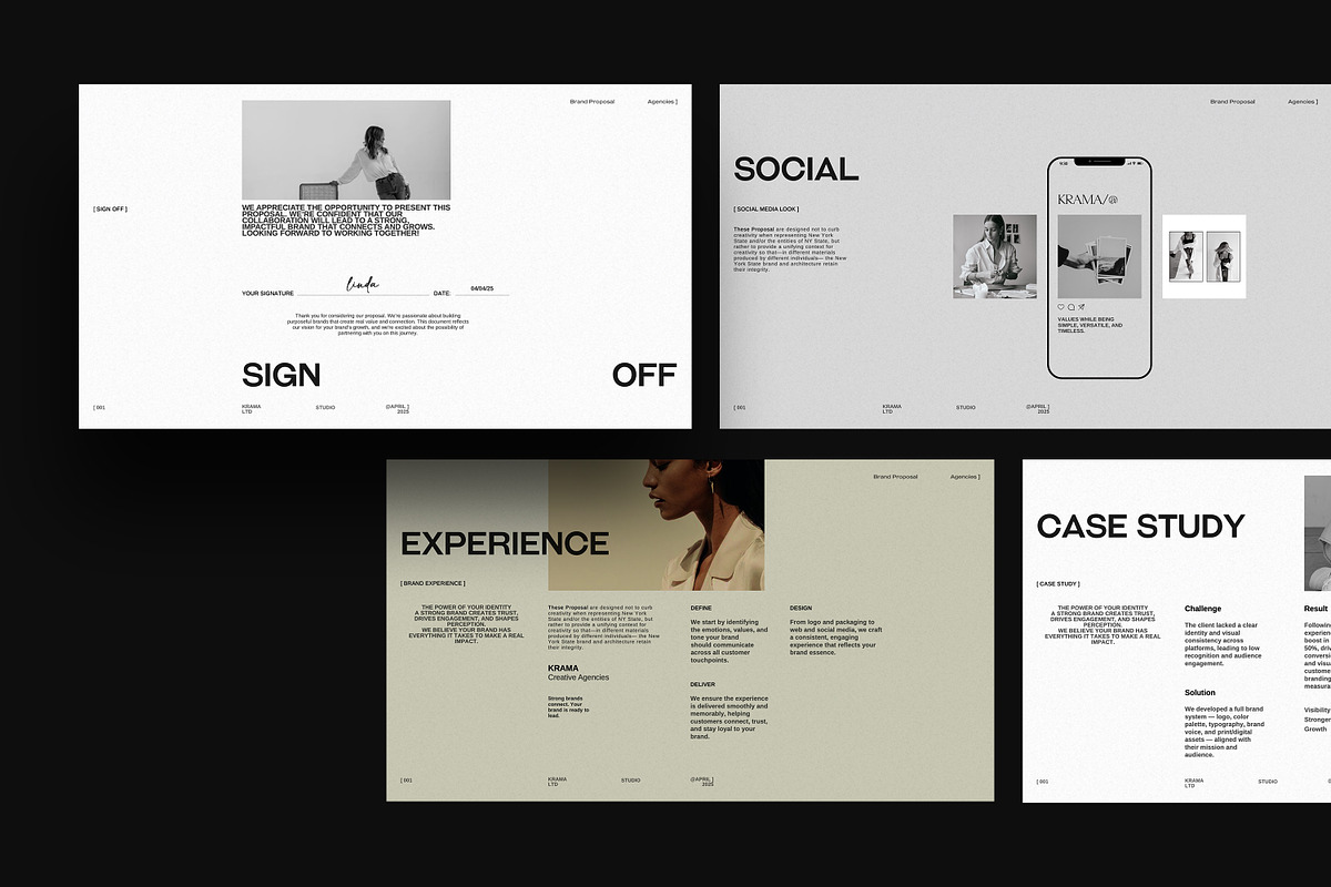 Brand Proposal Template, a Presentation Template by Studio Elevate (Photo 5 of 13)