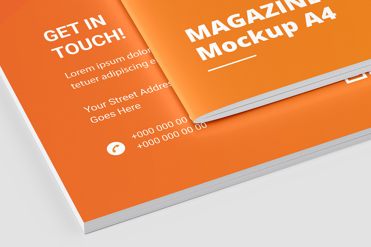 Magazine / Brochure Mockup A4, a Books & Magazine Mockup by Illusiongraphic (Photo 15 of 20)