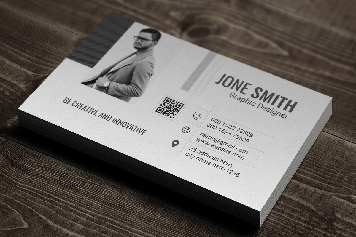 Minimal Business Card, a Business Card Template by Pixelpick (Photo 3 of 4)