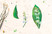 Lily of the valley Clipart, a Decorative Illustration by Lucyinyourheart (Thumbnail 3 of 4)
