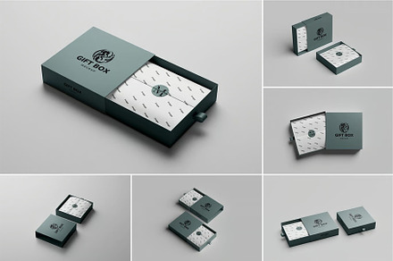 Gift Box Mockup