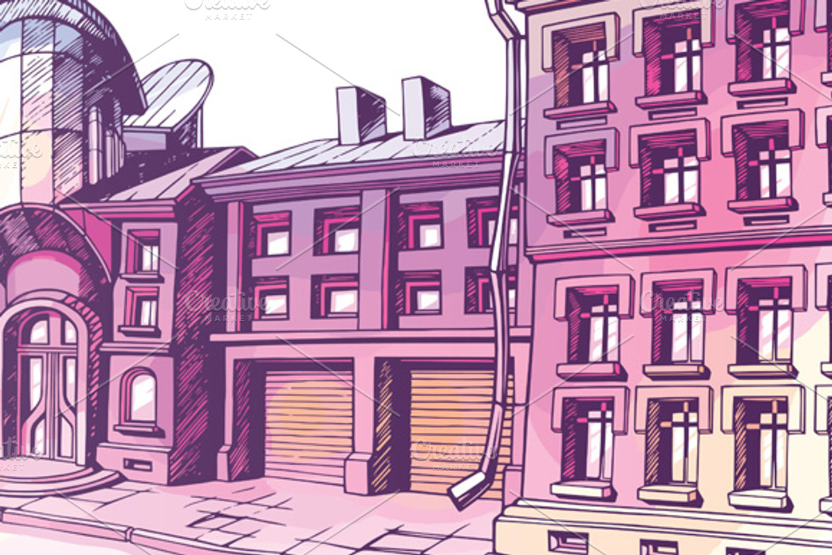 City Street, a Background Graphic by LEKS illustrations (Photo 2 of 2)