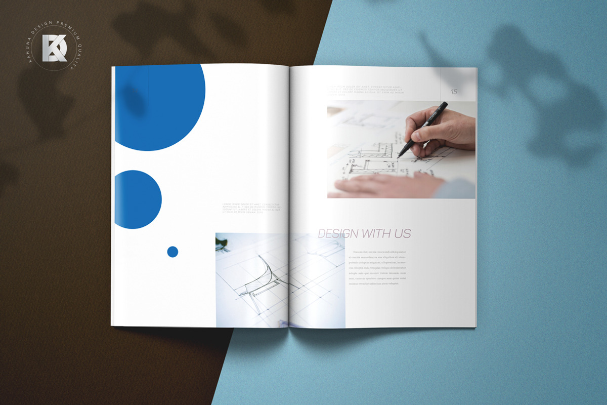 Blue Project Proposal, a Stationery Template by Kahuna Design
