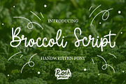 Broccoli script, a Font by Rashdrawn (Thumbnail 1 of 3)