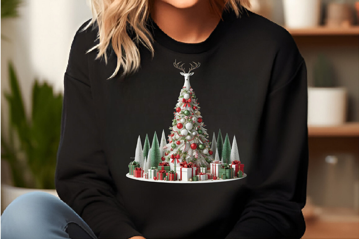 White Christmas Tree, an Illustration by DreamCafeArt (Photo 2 of 7)