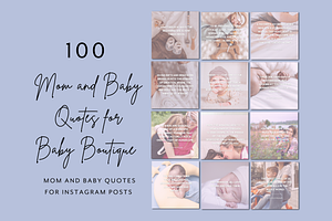 100 Mom And Baby Quotes Templates