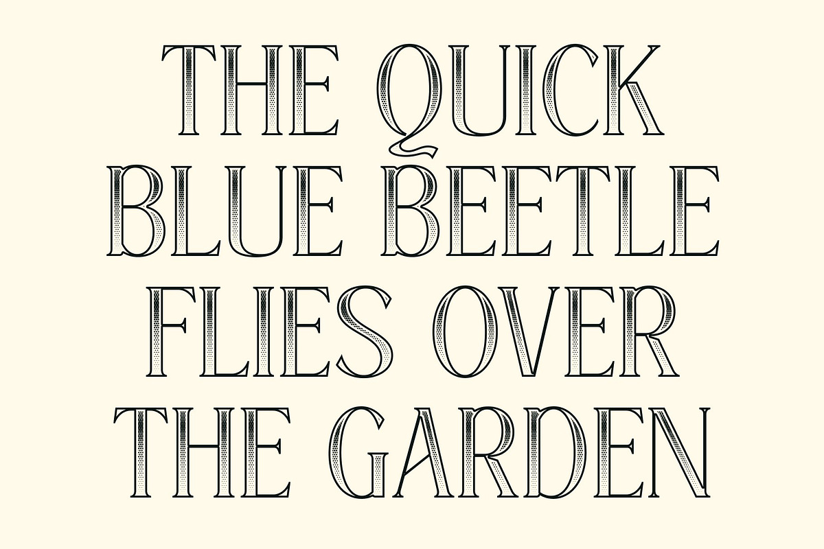 CS Alma Stippled, a Serif Font by Craft Supply Co. (Photo 5 of 8)