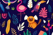 Jungle Animals cute collection, an Animal Illustration by MoleskoStudio (Thumbnail 9 of 13)