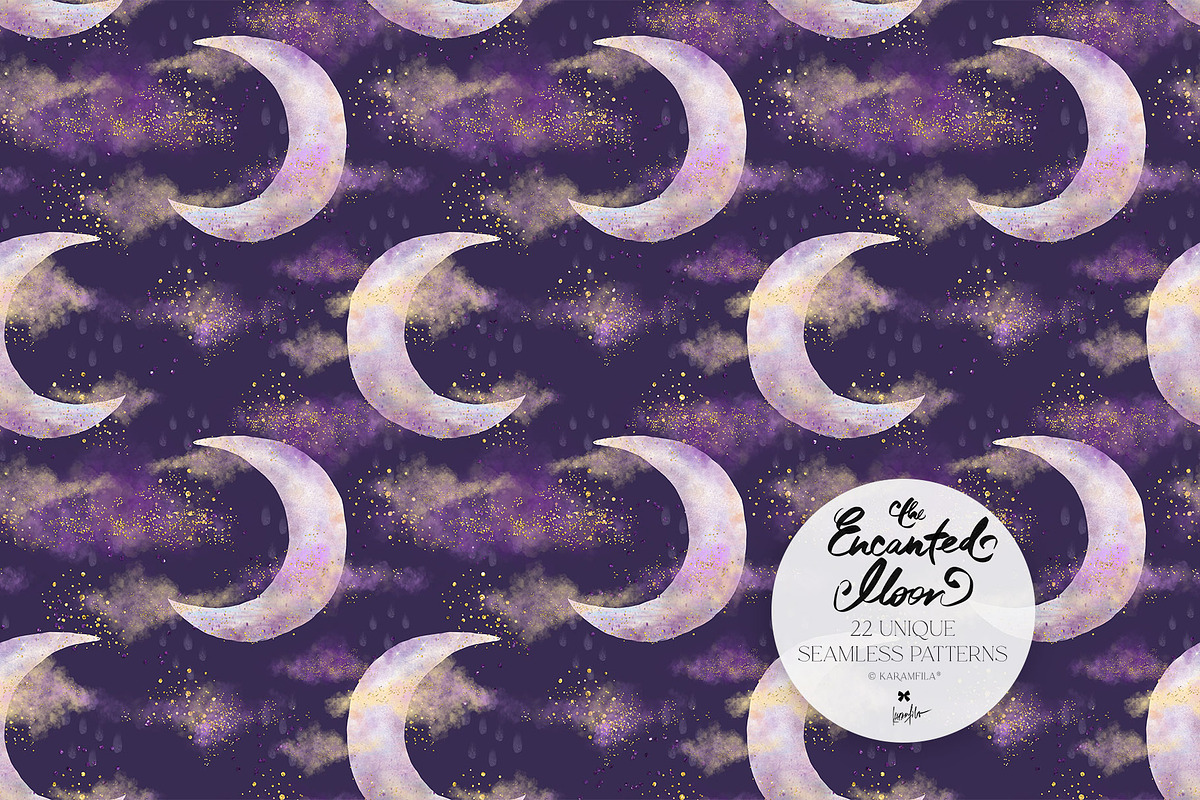 Halloween Gothic Woodland Patterns, a Pattern Graphic by KaramfilaS (Photo 18 of 28)