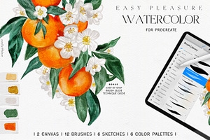 Easy Watercolor Studio for Procreate