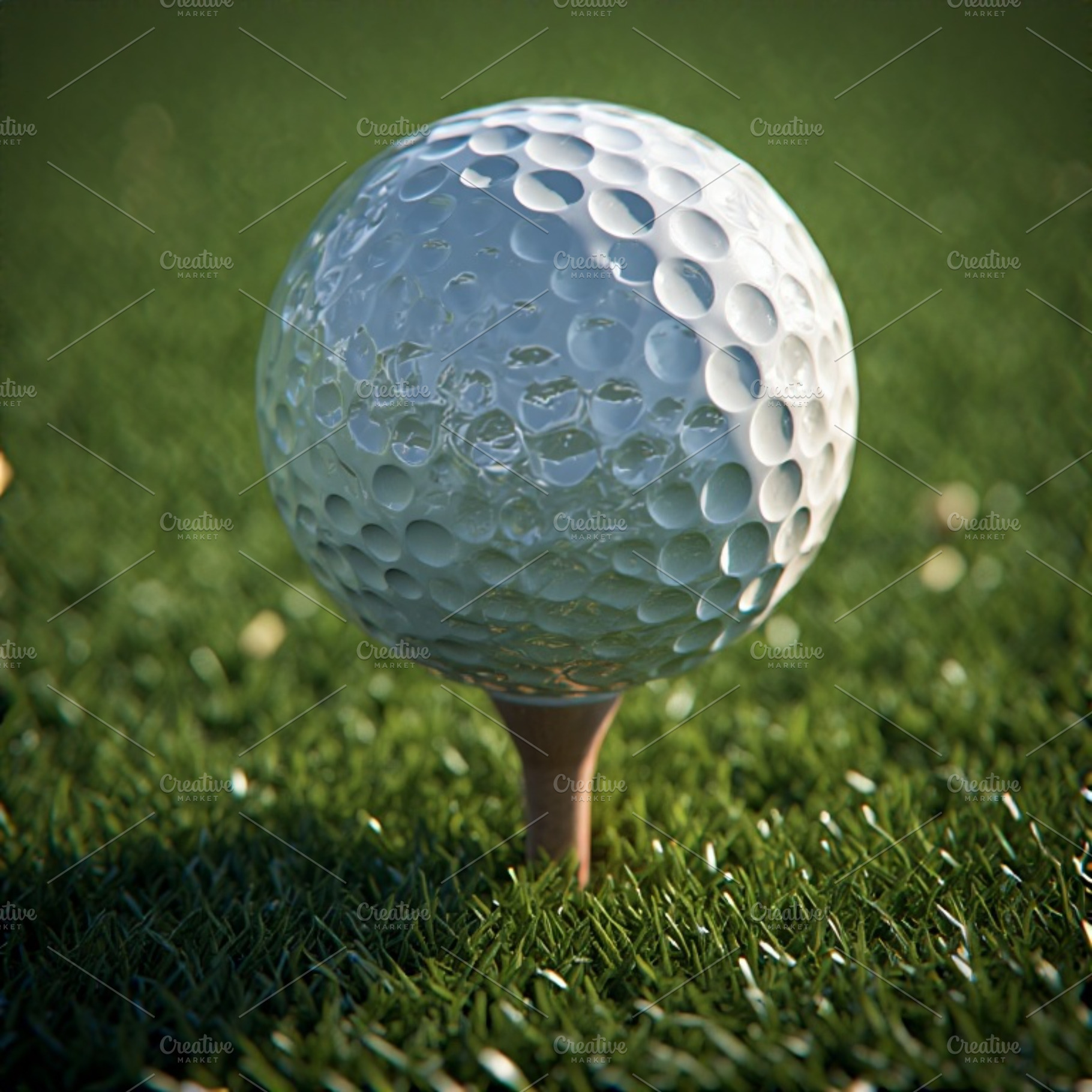 Golf ball stock image, a Photo by ComfortQ
