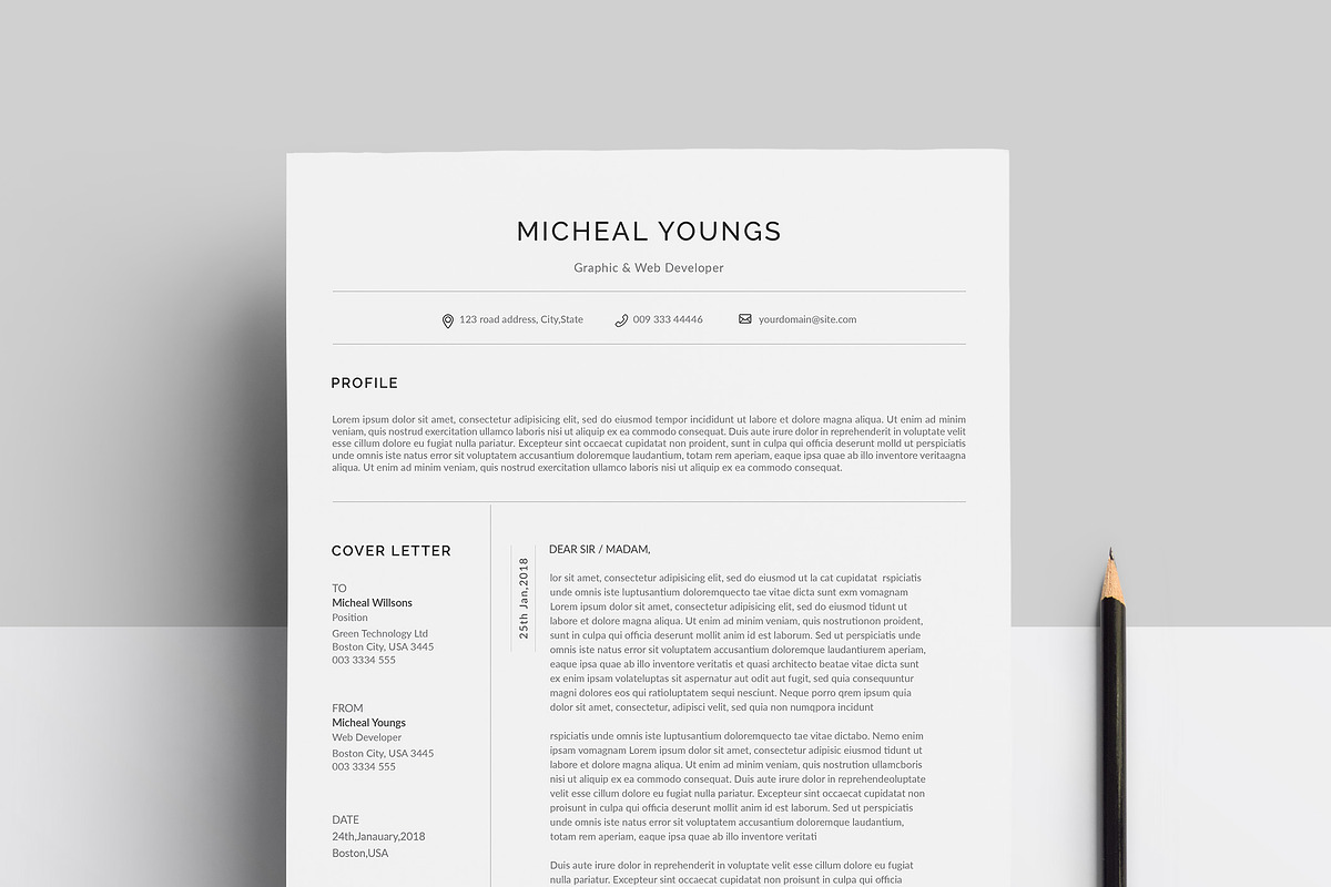 Resume, a Resume Template by paulresume (Photo 3 of 3)