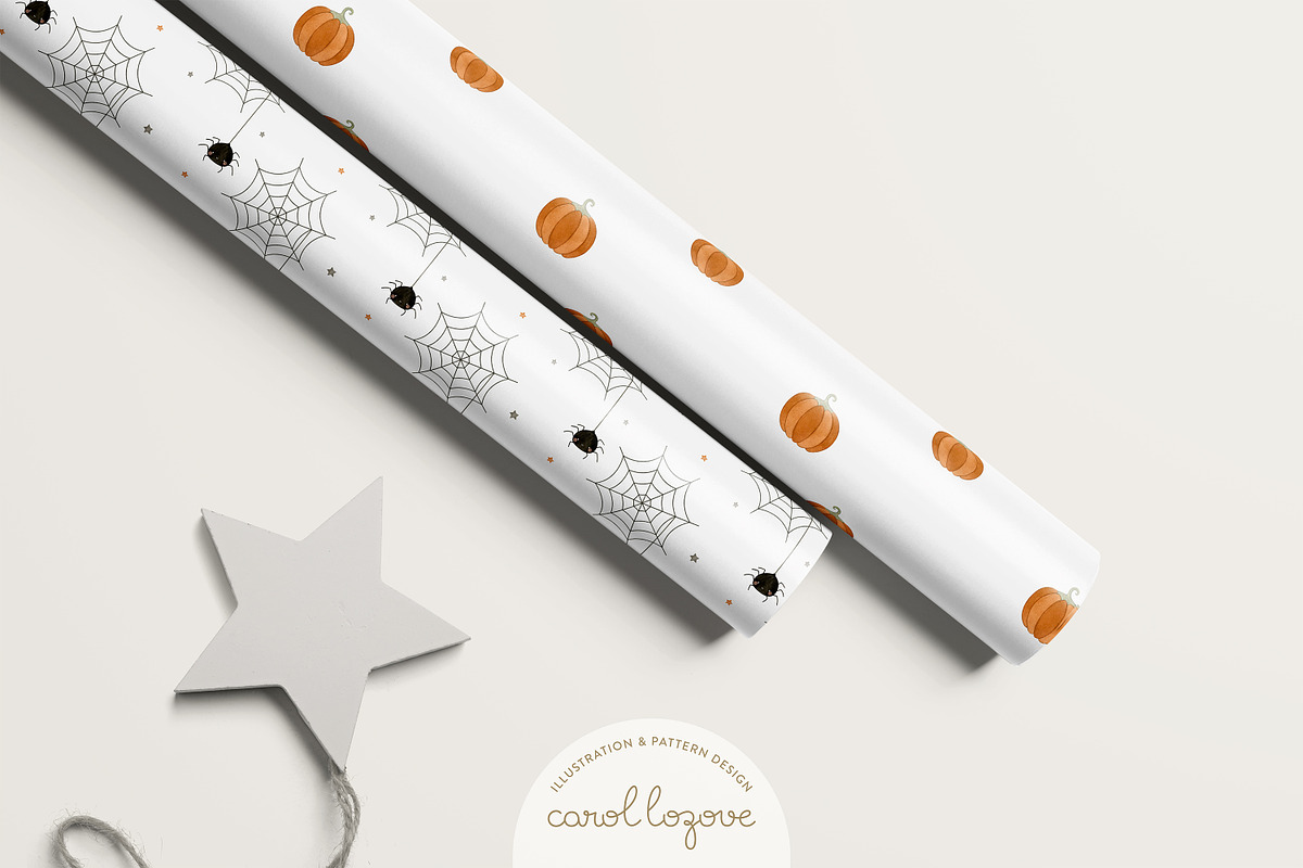 Watercolor Cute Halloween Set, a Decorative Illustration by Carol Lozove (Photo 22 of 26)