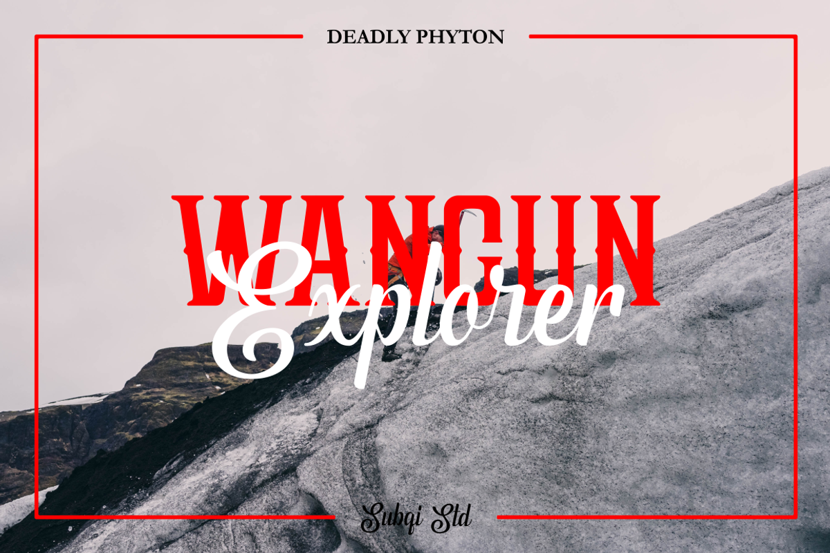 Deadly Phyton Combo, a Serif Font by Subqi Std (Photo 10 of 14)