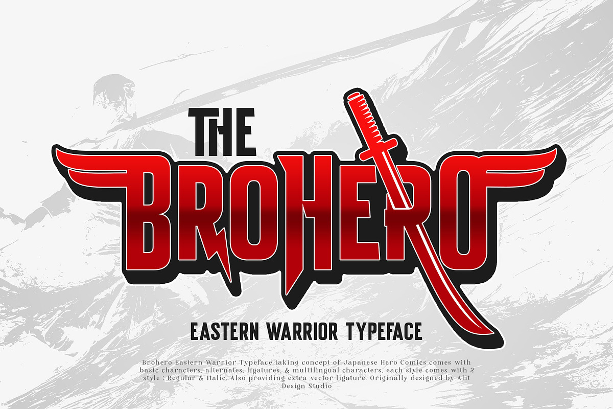 Brohero Typeface, a Sans Serif Font by alit design (Photo 1 of 20)