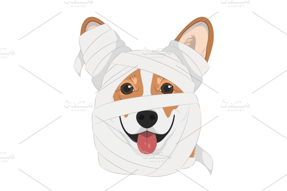Halloween 30x Dog Breeds Set 2, an Animal Illustration by asantosg (Photo 7 of 9)