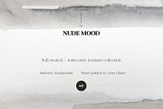 NUDE MOOD watercolor neutral texture, a Texture Graphic by Lana Elanor (Thumbnail 7 of 11)
