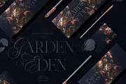 Gold Pastel Floral Pattern, a Pattern Graphic by paper aesthetic (Thumbnail 9 of 9)