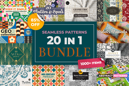 Check Seamless Pattern Set | Graphic Patterns ~ Creative Market