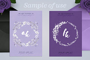 Lovely Hearts Monograms V, a Decorative Illustration by The Wedding Shop (Thumbnail 2 of 6)