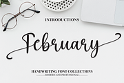 February | Script Font, a Script Font by Scratchones (Thumbnail 1 of 6)