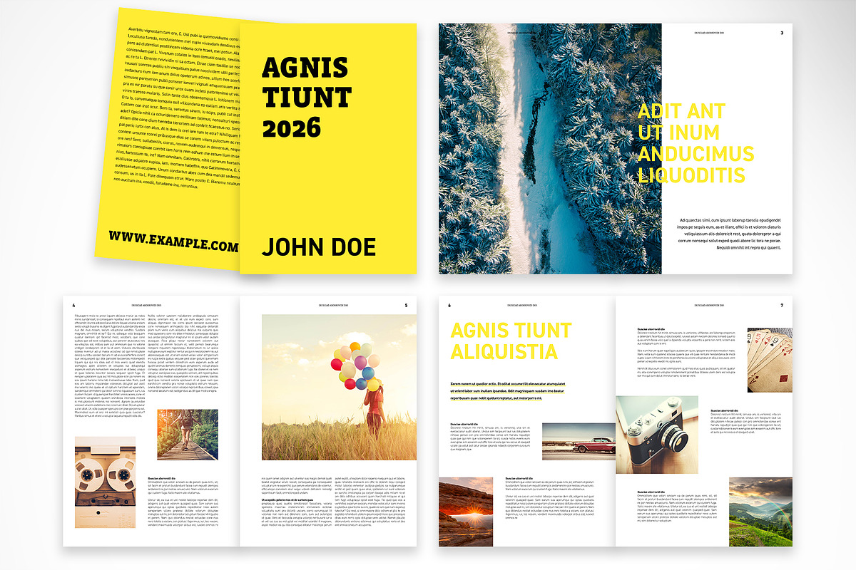 Bold Modern Magazine Template, a Templates & Theme by McLittle Stock (Photo 2 of 5)