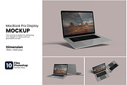 MacBook Pro Display Mockup, an iPhone Mockup by bimockup (Thumbnail 1 of 13)
