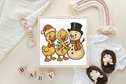 Vintage Christmas Goose Holiday PNG, an Illustration by CraftArtStudio (Thumbnail 4 of 4)