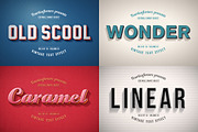 Photoshop Retro Text Effects, a Branding & Logo Template by FourLeafLover (Thumbnail 3 of 4)