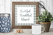 Farmhouse plaids and florals, a Pattern Graphic by Cozy pattern shop (Thumbnail 9 of 9)