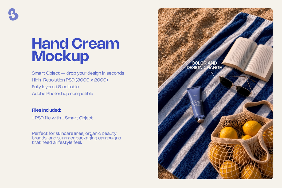 Hand Cream Tube Mockup PSD, a Packaging Mockup by Bruto Mockups (Photo 2 of 3)