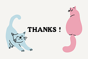 LAZY CATS (10 cats + patterns), an Animal Illustration by Bonfloret Studio (Thumbnail 10 of 10)