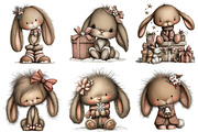 Whimsical Christmas Fluffy Bunny PNG, an Illustration by Craft Nest (Thumbnail 4 of 11)
