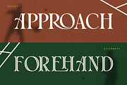Sahron, a Serif Font by Burntilldead (Thumbnail 4 of 10)