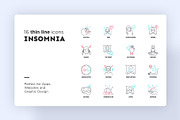 Insomnia | 32 Icons Set Hand Drawn, an Outline Icon by Marina Silence (Thumbnail 3 of 17)
