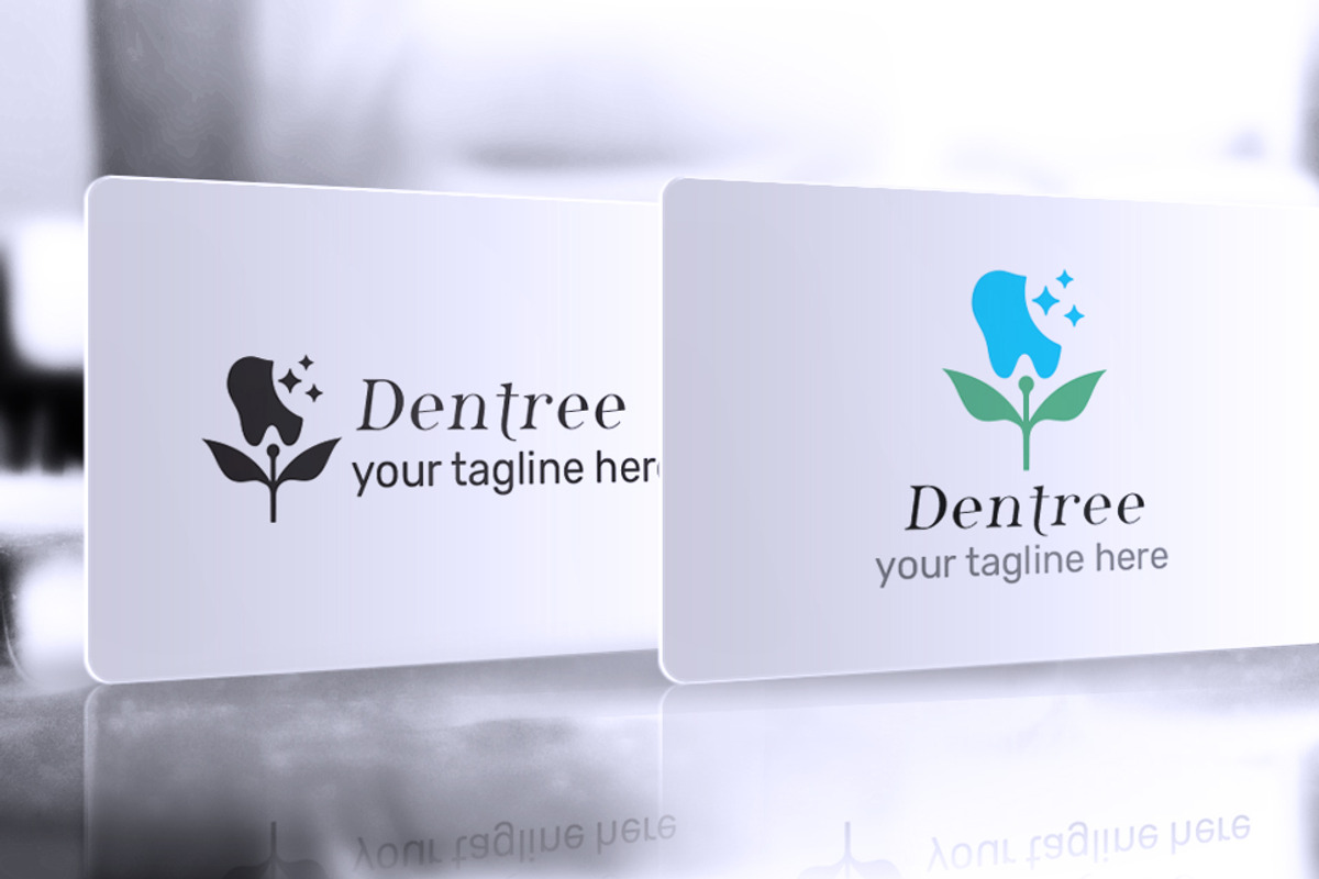 Dentree Dental Logo, a Branding & Logo Template by GladicMonster (Photo 12 of 18)