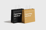 Paper Bag Mockup, a Packaging Mockup by Cutna Studio (Thumbnail 2 of 8)