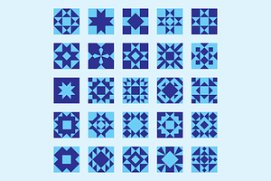 Quilt Patterns Icons