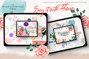 Say It With Flowers Bundle, a Brush Add-On by OkayAnnie Designs (Thumbnail 1 of 14)