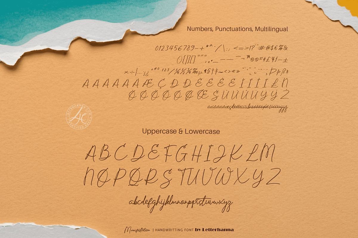Manifestation, a Handwritten Font by Letterhanna Studio (Photo 11 of 15)