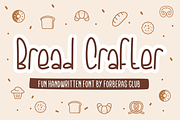 Bread Crafter | Handwritten Font, a Serif Font by Forberas Club (Thumbnail 1 of 8)