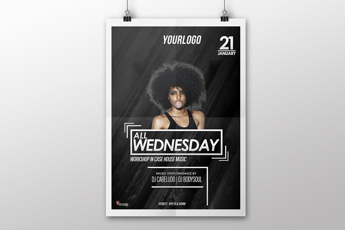 Flyer Club Dj, a Flyer Template by lawless graphic (Photo 1 of 2)