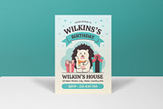 Flat Design Kids Birthday Invitation, a Card Template by graphicook (Thumbnail 2 of 3)