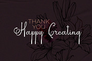 Edellyn Script - Handwritten Script, a Script Font by Littlehand (Thumbnail 9 of 9)