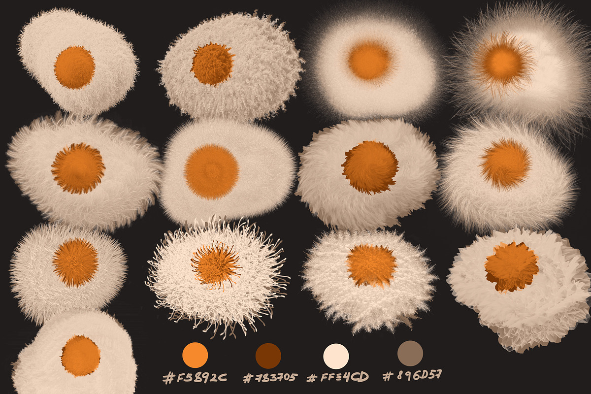 Teddy Plush: 3D Procreate Brushes, a Brush Add-On by TheWhiteCatLab (Photo 3 of 15)